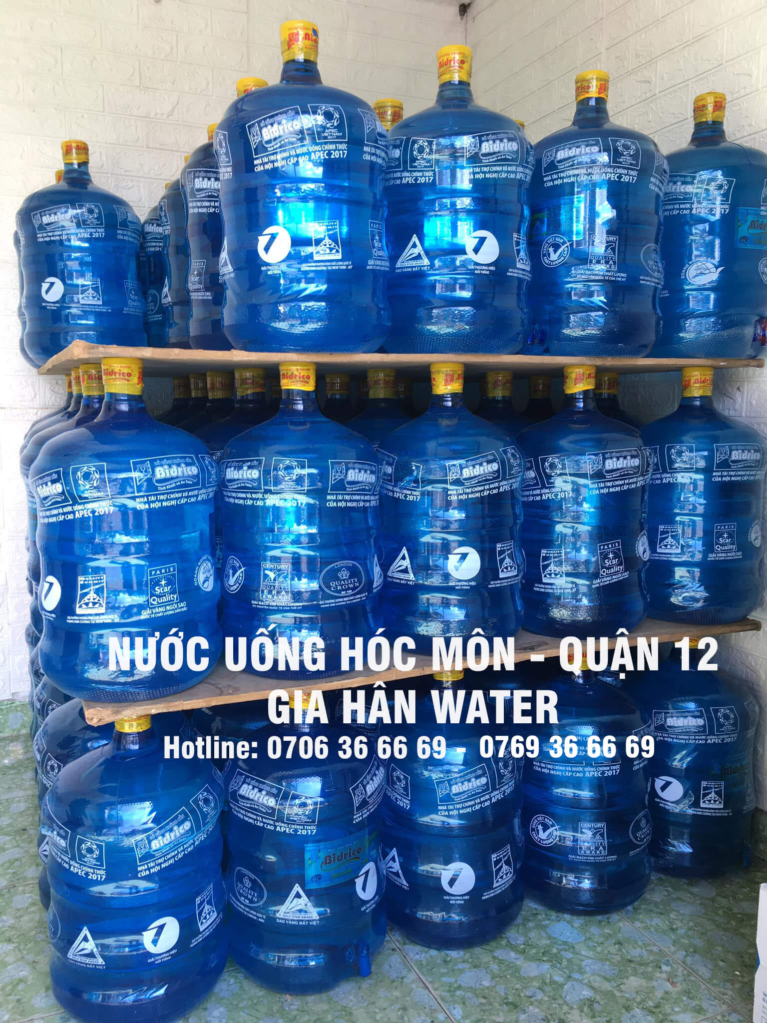 Đại lý giao nước uống Hóc Môn quận 12 - Gia Hân Water