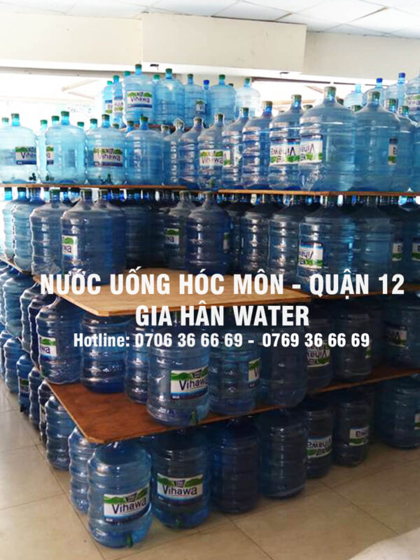 Đại lý giao nước uống Hóc Môn và Quận 12 - Gia Hân Water